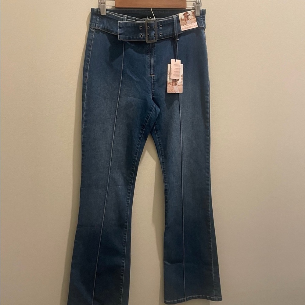 NWT Sincerely Jules Blue Flare & Wide Leg Jeans​​​​​